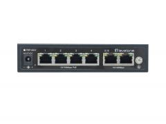 FEP-0631 6-Port Fast Ethernet PoE Switch, 802.3af/at PoE, 4-Port PoE Outputs, 60W Power Budget