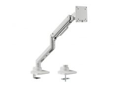 650181 17"-49" Schwerlast-Monitor-Schreibtischhalterung, Weiß