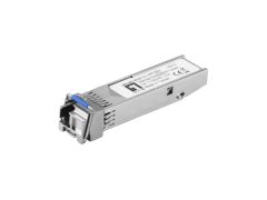 SFP-4310 Ricetrasmettitore SFP industriale BIDI (WDM) monomodale da 1,25 Gbps, 10 km, TX 1310 nm / RX 1550 nm, da -40 °C a 85 °C