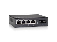 FEU-0511 5-Port Fast Ethernet Switch, 4 x 10/100BASE-TX, 1 x SC Multi-Mode Fiber