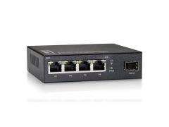 GEU-0521 5-Port Gigabit Switch, 1 x SFP Fiber Uplink