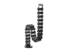 650808 Deluxe Cable Management Spine,, Black