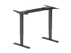 650815 ERGO Electric Sit-Stand Desk Frame, Black, Dual Motor