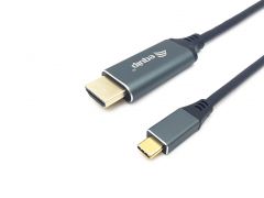 133416 USB-C auf HDMI Kabel, M/M, 2.0m, 4K/30Hz