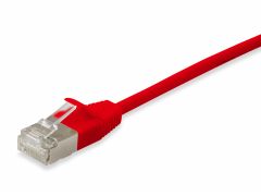 606146 Cat.6A F/FTP Slim-Patchkabel, 3.0m, Rot