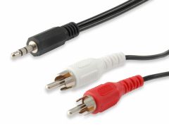 14709207 3.5mm Male to 2xRCA Male Stereo Audio Cable, 2.5m