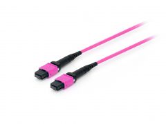 25555317 MTP/MTP Trunk Fiber Optic Patch Cable, OM4, Type A, 3.0m