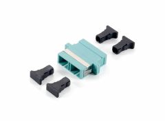 156143 SC Fiber Optic Coupler, OM3 Multi-mode, Duplex, 12pcs/Set