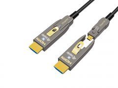 119471 HDMI 2.1 Abnehmbares aktives optisches Kabel Typ D + A, 10m, 8K/60 Hz
