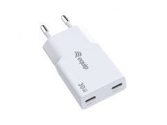 245524 2-Port 30W GaN Slim USB-C PD Charger