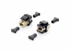 Adaptador Keystone de fibra óptica 125572, SC Simplex, 8 piezas/juego