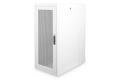 Equip Basic Flex 19" Freistehender Serverschrank, 26HE, 600x1000mm, mit perforierter Stahlfronttür, abnehmbare und abschließbare Paneele, montiert, RAL7035 Grau