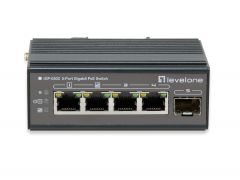 IGP-0502, 5-PORT GIGABIT INDUSTRIAL SWITCH, 802.3at/af PoE, DIN-Rail, -40°C to 75°C, 120W