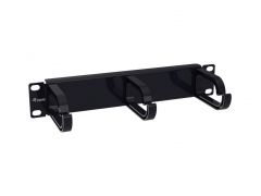 327341 10" Kabelmanagement-Panel, 1HE, Schwarz