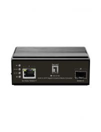 IGC-0102 ,RJ45 to SFP Gigabit Industrial Media Converter, -40°C to 75°C
