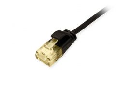 626902 Cat.6A U/UTP Slim-Patchkabel, 0,5m, Schwarz