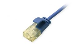 626302 Cat.6A U/UTP Slim-Patchkabel, 0,5m, Blau