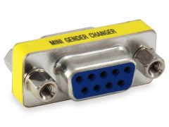124301 Serial RS232 DB9 Gender Changer Coupler Female to Female