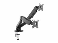 650121 Staffa interattiva da scrivania per doppio monitor da 17"-32"