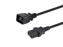112140 High Quality Power Cord, C20 to C13, 1.8m