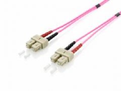 255521 SC/SC Fiber Optic Patch Cable, OM4, 1.0m
