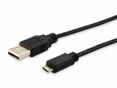 128594 USB 2.0 Cable Type A Male to Micro-B Male, 1.0m