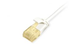 626001 Cat.6A U/UTP Slim Patch Cable, 0.25m, White