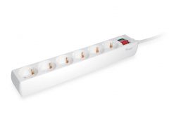 245552 6fach Verteiler mit Schalter Mehrfachsteckdose Schuko