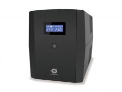 ZEUS03G 1200VA 720W UPS, UK socket x 4, HID USB, RJ45 In/Out, AVR