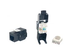 769216 Cat.6 Conector Keystone sin blindaje sin herramientas, 8 piezas/juego