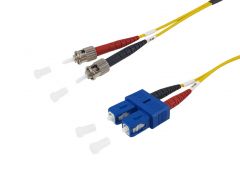 252332 ST/SC Fiber Optic Patch Cable, OS2, 2.0m