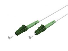 255943 LC/APC-LC/APC Fiber Cable, LSZH, Simplex 3.0m, 9/125μm, 2.8mm, white