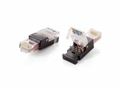 121165 Tool-free RJ45 Plug, Cat.6, 2pcs/Set