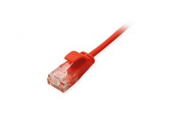 626203 Cat.6A U/UTP Cable de conexión delgado, 1.0m, Rojo