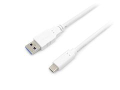 128366 USB 3.2 Gen 1 C to A Cable, 0.5m, 5Gbps, White