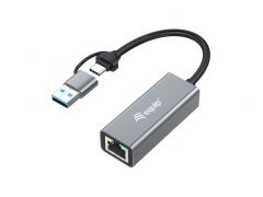 133495 USB-C to 2.5 Gigabit Ethernet Network (USB-C+A) Adapter