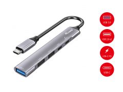 128962 5-Port USB 3.2 Gen 1/2.0 Hub with USB-C 100W USB PD