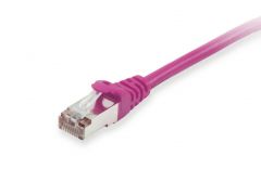 606801 Cat.6A S/FTP Patch Cable, Purple, 0.25m