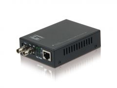 FVT-2002  RJ45 to ST Fast Ethernet Media Converter, Multi-Mode Fiber, 1310nm, 2km