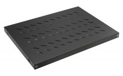 EQUIP VARIABLE SHELF 19', 1U, 350MM, BLACK