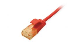 626202 Cat.6A U/UTP Slim Patch Cable, 0.5m, Red