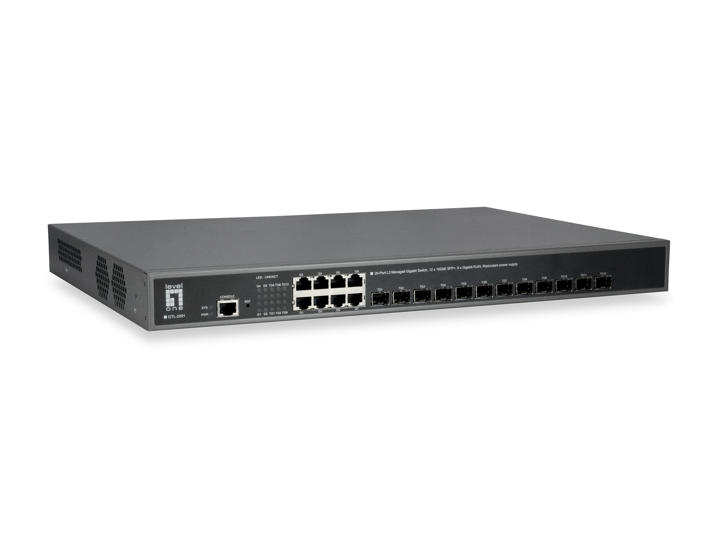 Managed Gigabit Core Switch / 20-Port, L3 - GTL-2091